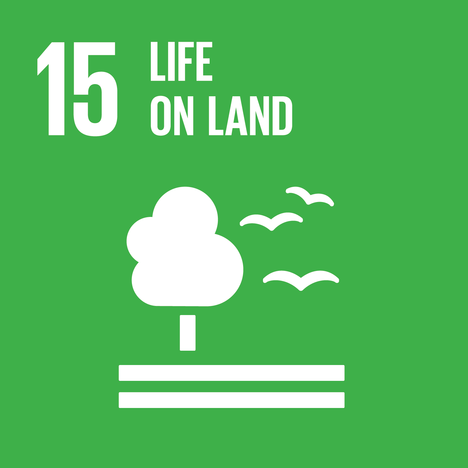 UN SDG 15 Life on Land badge